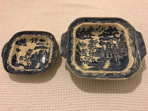 Willow blue white antique - willow,