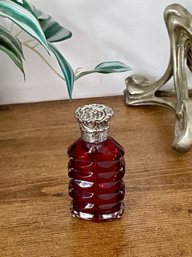 Antique cased ruby cranberry - antique,