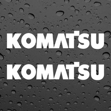 KOMATSU X2 STICKERS VINYL