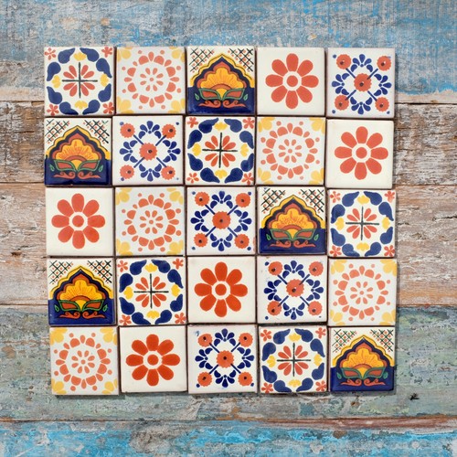 Mexican tiles small size - -,