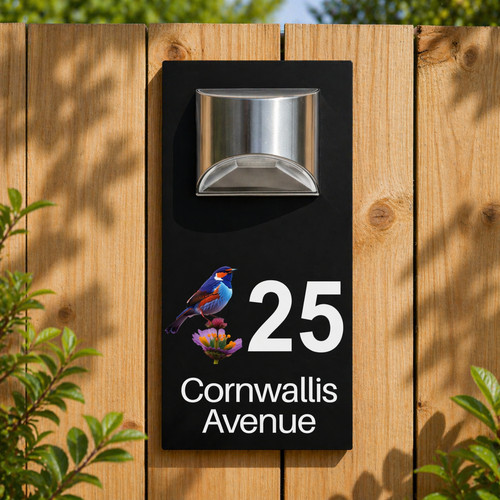 Personalised house number - personalised,