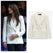 Zara Double Breasted Textured