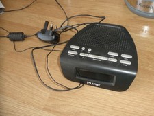 Pure Siesta Mi Series 2 DAB FM Dual Alarm Clock Radio Black (inc. OEM Power Unit