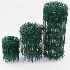 Lawn Edging Garden Border Fence Green PVC Coated Wire Edge Fencing 10m