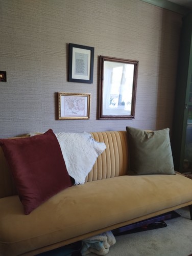 Made com mustard ochre - ochre, velvet