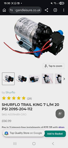 Shurflo trail king water - shurflo,