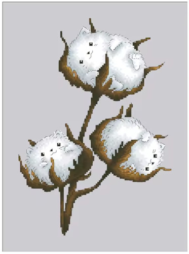 Counted cross stitch - cross,