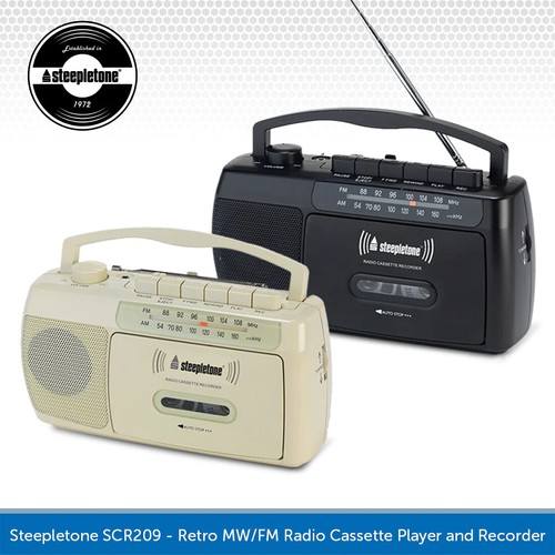 Portable cassette player - portable, tape
