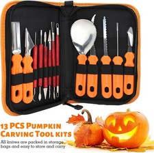 13 PCS  Halloween Pumpkin Carving Tool Kit