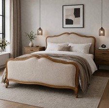 DOUBLE  FRENCH  BED  FRAME  &