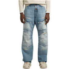 G-Star Unisex Elwood 5620 Low Rise Loose Fit Jeans Medium Blue Denim 32W/32L