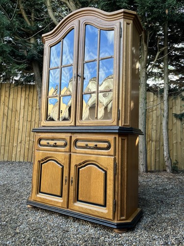 Vintage solid carved - carved, oak