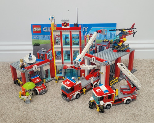 Lego city fire station - lego, city: