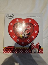 Disney Minnie Mouse Wall Or Bedside Clock