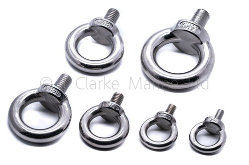 Stainless steel lifting eye