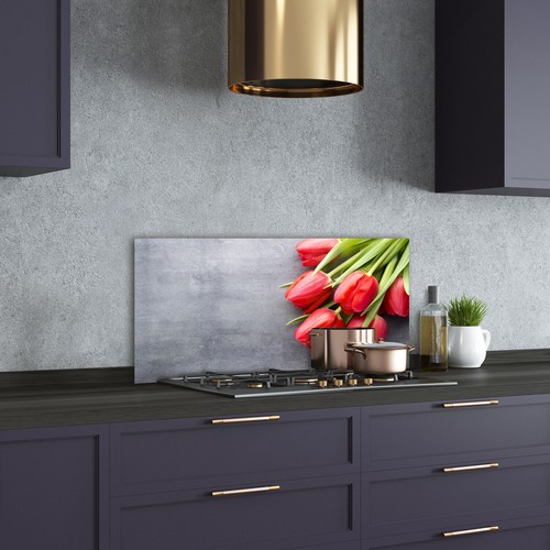 Tulup kitchen glass splashback - tulup,