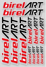 12x Birel Art Self Adhesive Graphics Decal, Sticker. Kart Karting. laminated.