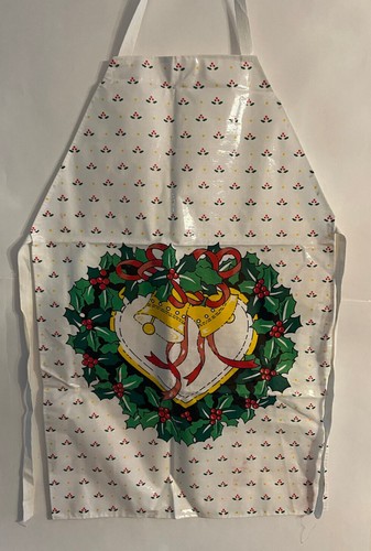Pvc cotton christmas apron - pvc,