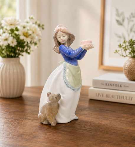 Nao lladro girl with - nao, by