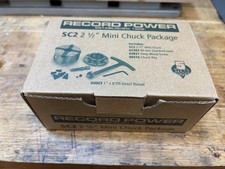Record Power SC2 2.1/2" Compact Mini Woodworking Chuck Package 1" x 8tpi