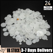 200Pcs White Mixed Gear Sector