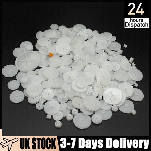 200pcs white mixed gear sector - white,