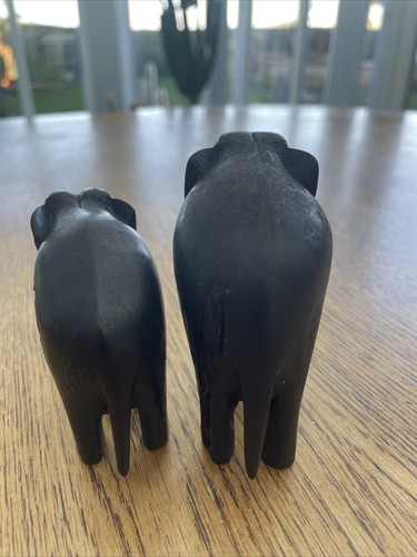 Pair vintage small - small, ebony