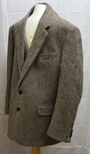 HARRIS TWEED : Hand Woven 100% Pure New Wool Country Blazer Jacket UK 42" EU 52