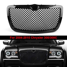 Black Car Front Grills For 04-10 Chrysler 300 300C Limited Touring Hood