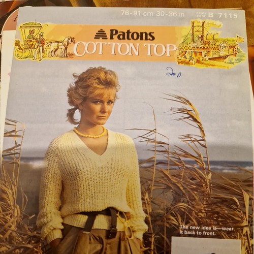 Patons 7115 knitting pattern - patons,