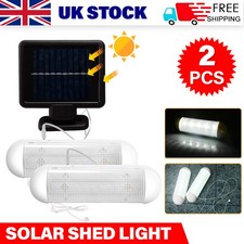 2x Solar Powered LED Light