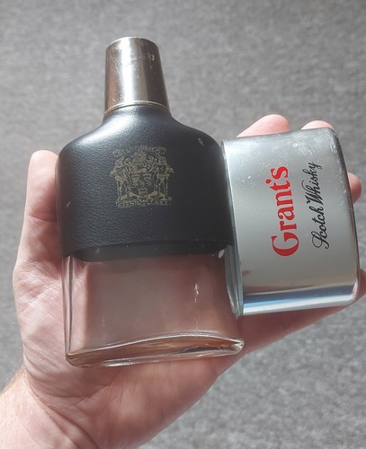Grants whiskey vintage leather - grants,