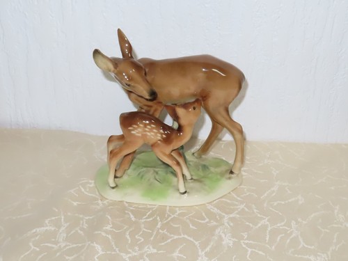 Decorative ceramic figure doe - decorative,