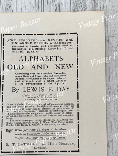 Alphabets old new book - alphabets, f