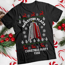 Nakatomi Plaza Christmas T-Shirt Funny Ugly Mens and Womens Tee #MC