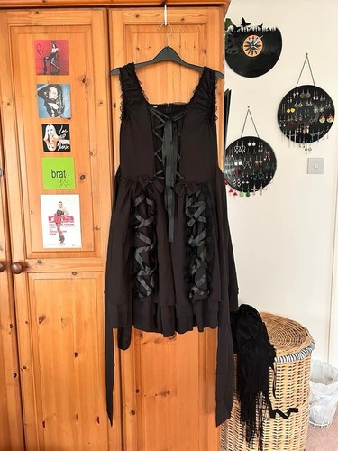 Black gothic lolita dress - gothic, size