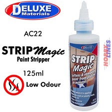 STRIP MAGIC 125ml paint stripper fast acting LOW ODOUR AC22 Deluxe Materials