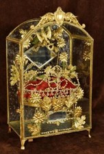 Fantastic Antique French Marriage / Wedding Stand & Vitrine, Glass Armoire 19thC