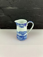 Spode Italian Blue and White Pitcher / Jug 5.5" High
