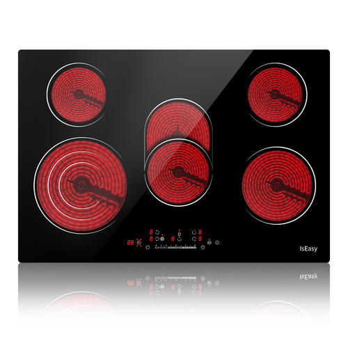 Ceramic hob with - hob, cooking