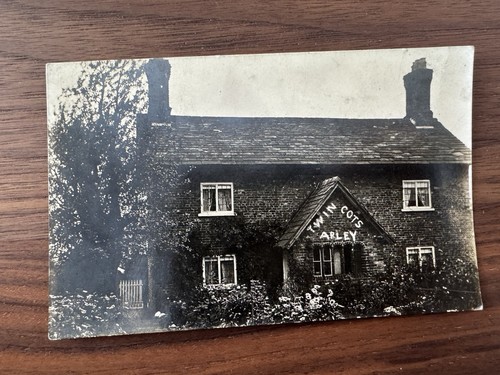 Antique rppc postcard twin - rppc,