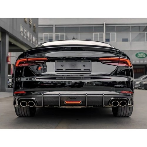 Carbon style rear bumper - rear,