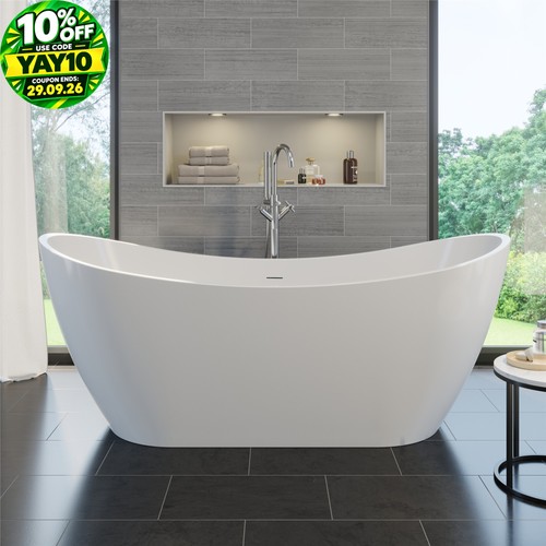 Freestanding double ended bath - double,