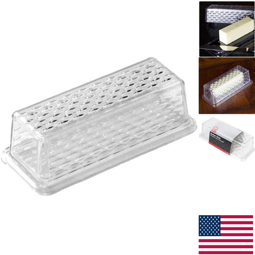 Elegant clear plastic butter - elegant,