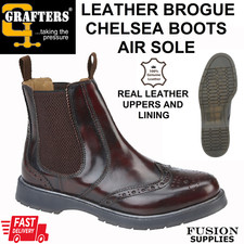 CHELSEA BROUGE BOOTS,RED OXBLOOD HI SHINE, MOD, SOUL,SCOOTER 60'S RETRO VINTAGE