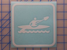 Kayak Sticker Decal 4" 5.5" 7.5" Dagger Folbot Fishing SOT Paddle Seat Rack Vest