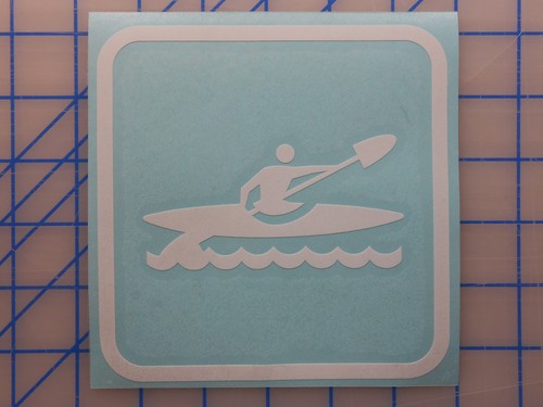 Kayak sticker decal 5 - decal, 5.5"