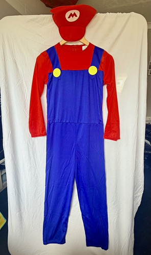 Super mario costume kids - mario, xl