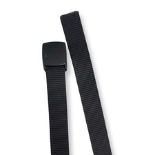 Vintage y2k mens elastic black braid belt | SKU 1114