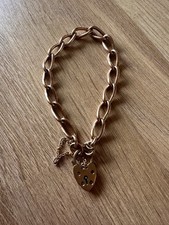 9ct Solid Gold Curb Bracelet